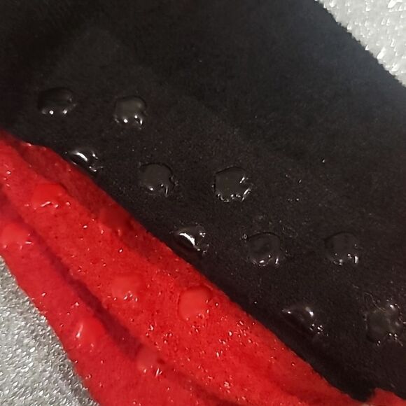 Kate Spade Valentine's Day 2-PK Plush Heart Logo/Solid Crew Sock - Picture 4 of 8